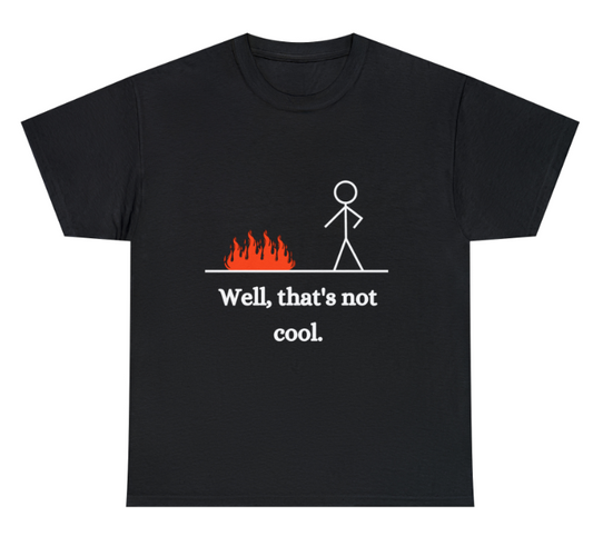 That's Not Cool Pun Unisex Heavy Cotton Tee