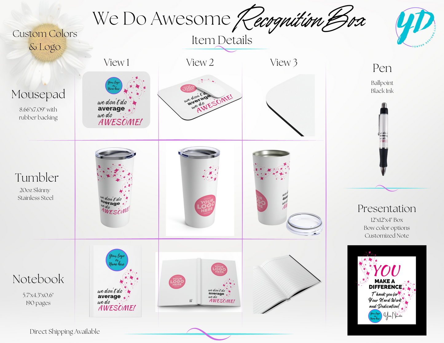 We Do Awesome Recognition Box