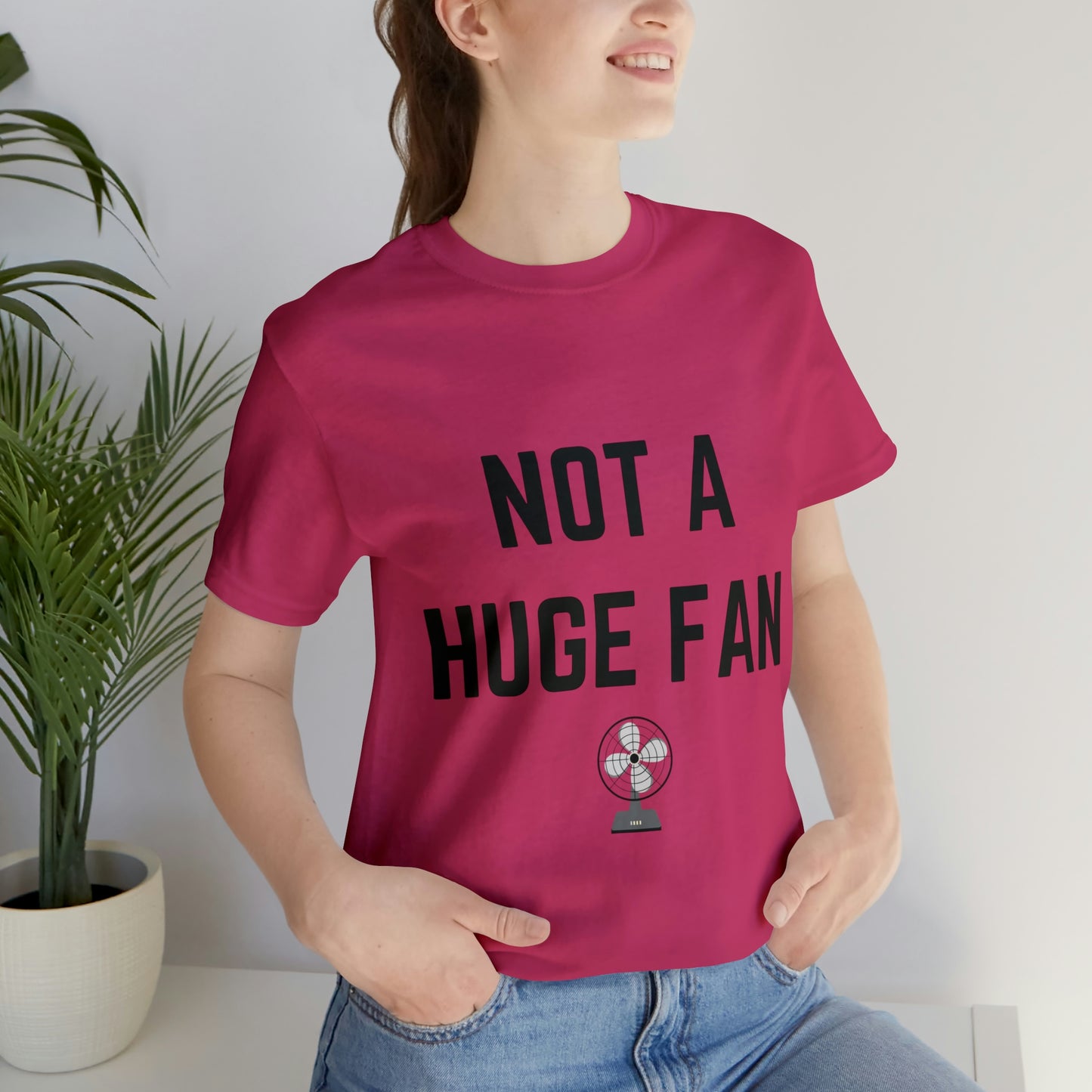 Not A Huge Fan (Dad Joke) Unisex T-Shirt