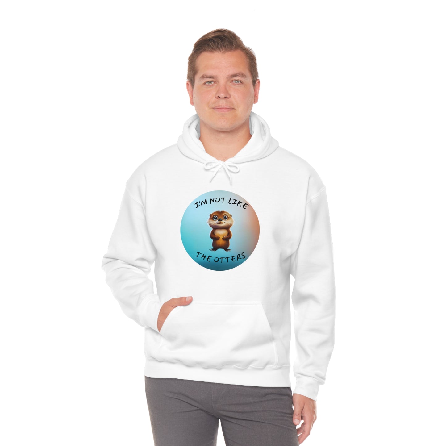 I'm Not Like the Otters Unisex Heavy Blend™ Hooded Sweatshirt