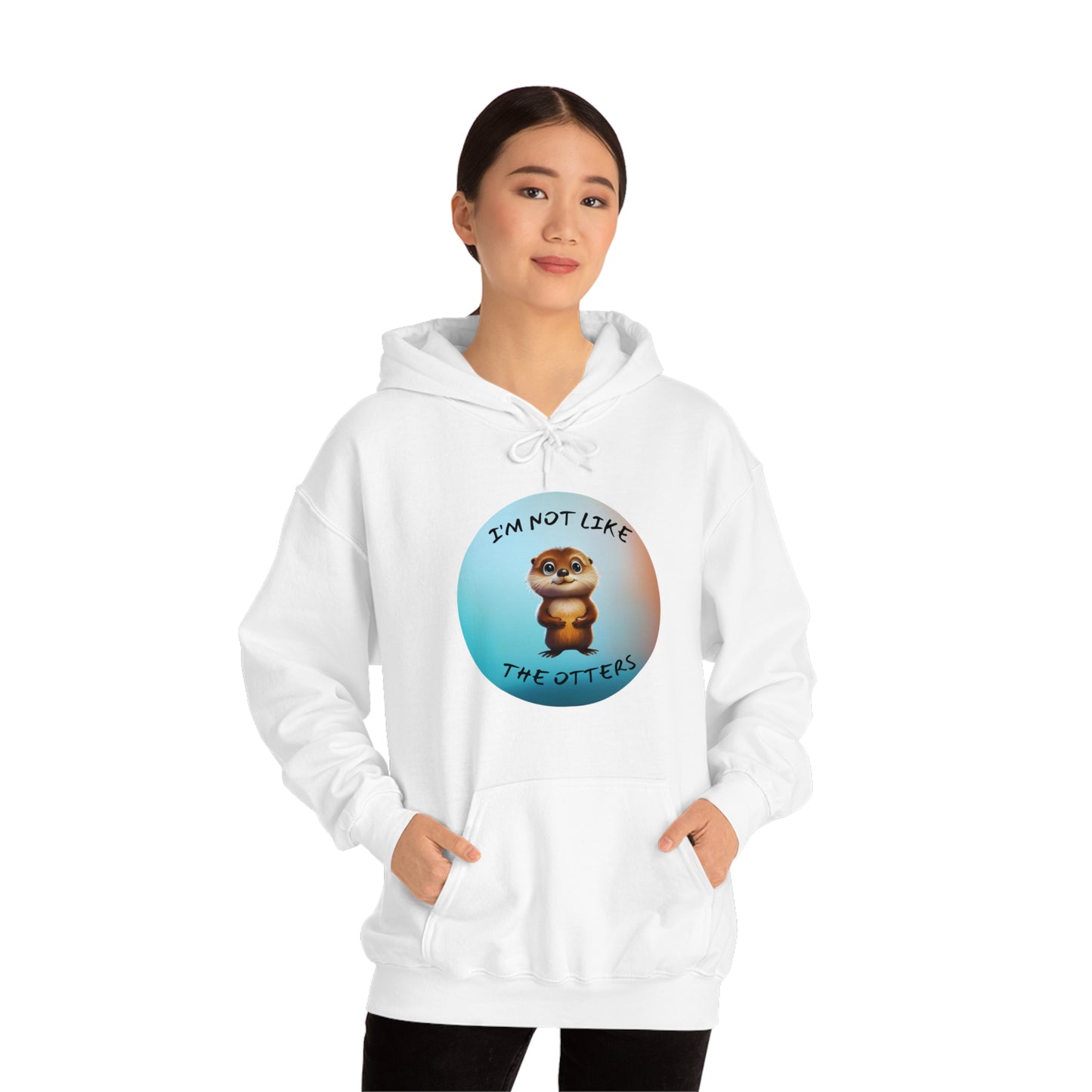 I'm Not Like the Otters Unisex Heavy Blend™ Hooded Sweatshirt