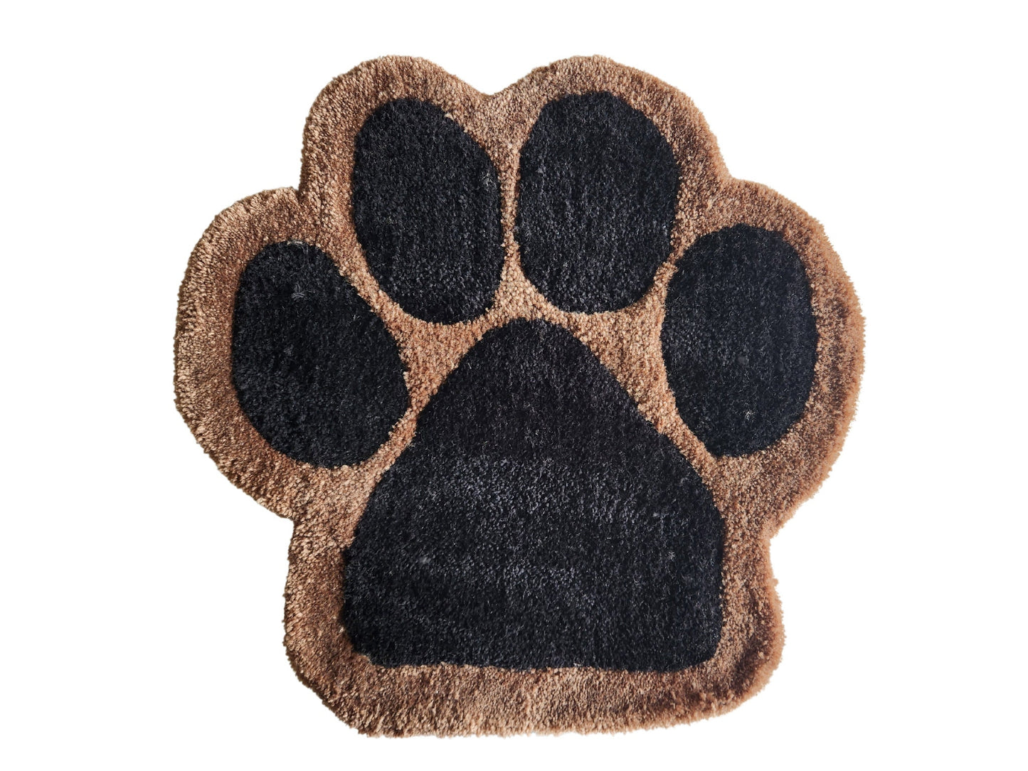 Hand-Tufted Paw Print Rug - Custom Colors